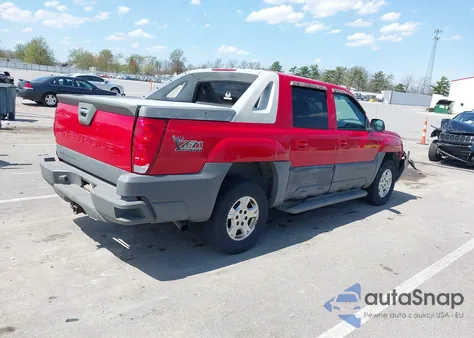 2002 Chevrolet Avalanche 1500 z USA, uszkodzony, nr VIN 3GNEK13T22G271773